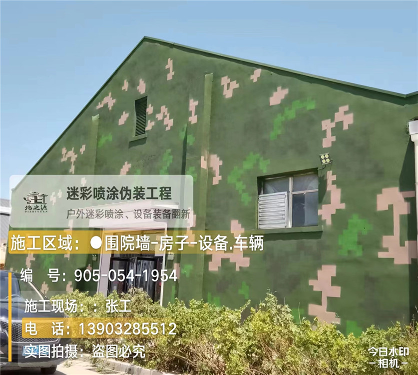 昆明外墙数码迷彩漆施工报价清单（100㎡标准墙面测算）